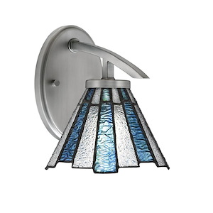 Kurve - 1 Light Downlight Wall Sconce-8.5 Inches Tall and 7 Inches Wide - 1342052