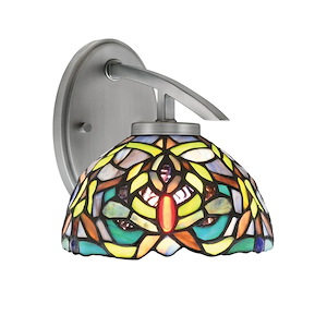 Kurve - 1 Light Downlight Wall Sconce-8 Inches Tall and 7 Inches Wide - 1342067