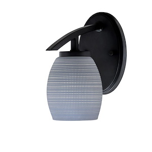 Kurve - 1 Light Downlight Wall Sconce-9.5 Inches Tall and 5 Inches Wide - 1342053