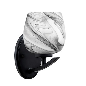 Kurve - 1 Light Downlight Wall Sconce-9.5 Inches Tall and 6 Inches Wide - 1342061
