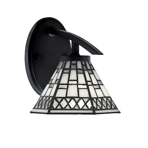 Kurve - 1 Light Downlight Wall Sconce-7.75 Inches Tall and 7 Inches Wide - 1342056