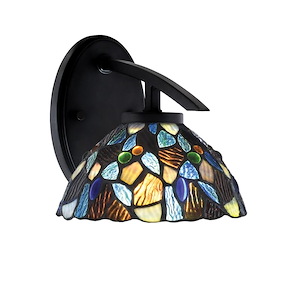 Kurve - 1 Light Downlight Wall Sconce-7.5 Inches Tall and 7 Inches Wide - 1342071