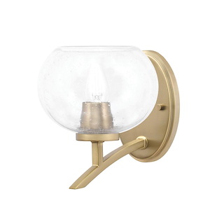 Kurve - 1 Light Uplight Wall Sconce-7.75 Inches Tall and 7 Inches Wide - 1342072