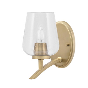 Kurve - 1 Light Uplight Wall Sconce-9 Inches Tall and 5 Inches Wide - 1342073