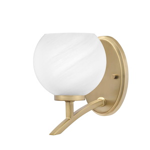 Kurve - 1 Light Uplight Wall Sconce-7.75 Inches Tall and 5.75 Inches Wide - 1342079