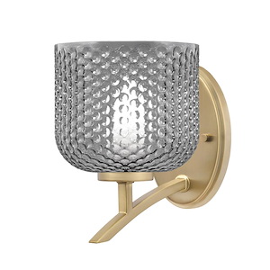 Kurve - 1 Light Uplight Wall Sconce-8.25 Inches Tall and 5.75 Inches Wide - 1342082