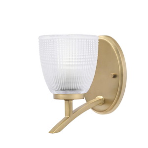 Kurve - 1 Light Uplight Wall Sconce-7.5 Inches Tall and 5 Inches Wide - 1342085