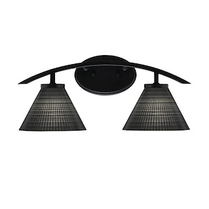 Kurve - 2 Light Bath Bar-8.5 Inches Tall and 18.25 Inches Length - 1342093