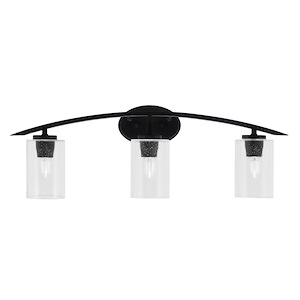 Kurve - 3 Light Bath Bar-10 Inches Tall and 29 Inches Length - 1342104