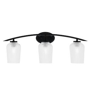 Kurve - 3 Light Bath Bar-11 Inches Tall and 29 Inches Length - 1342110