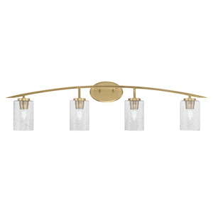 Kurve - 4 Light Bath Bar-10.25 Inches Tall and 40 Inches Length - 1342120