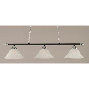 Oxford-Three Light Billiard-14 Inches Wide by 11.75 Inches High - 413323