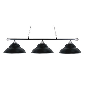 Oxford - 3 Light Billiard/Island-12 Inches Tall and 16 Inches Wide - 413210