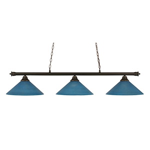 Oxford - 3 Light Billiard/Island-11 Inches Tall and 16 Inches Wide - 1145533