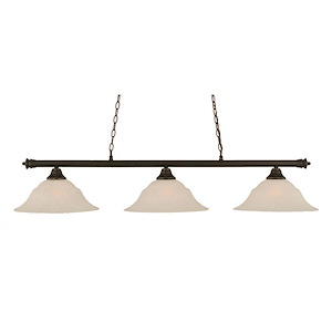 Oxford - 3 Light Billiard/Island-11.25 Inches Tall and 16 Inches Wide - 1149452