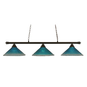 Oxford - 3 Light Billiard/Island-11.5 Inches Tall and 16 Inches Wide - 1152129