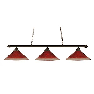 Oxford - 3 Light Billiard/Island-11.5 Inches Tall and 16 Inches Wide - 1145636