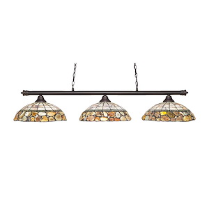 Oxford - 3 Light Island-13.25 Inches Tall and 16 Inches Wide - 1339474