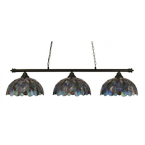 Oxford - 3 Light Billiard/Island-13 Inches Tall and 16 Inches Wide - 1149398