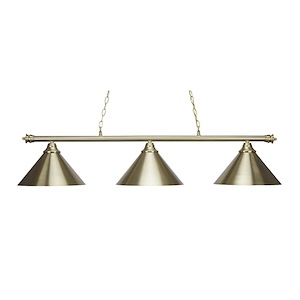Oxford - 3 Light Billiard/Island-11.75 Inches Tall and 14 Inches Wide - 882480