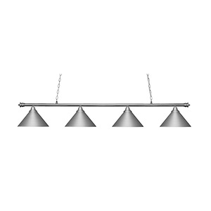 Oxford - 4 Light Billiard/Island-12 Inches Tall and 14 Inches Wide - 1219230