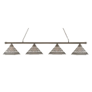 Oxford - 4 Light Billiard/Island-12.5 Inches Tall and 16 Inches Wide - 1219205