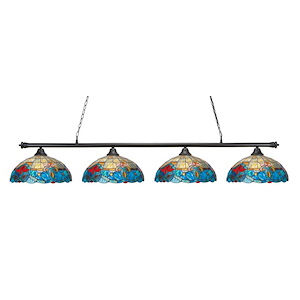 Oxford - 4 Light Kitchen Bar-12 Inches Tall and 16 Inches Wide - 1219519
