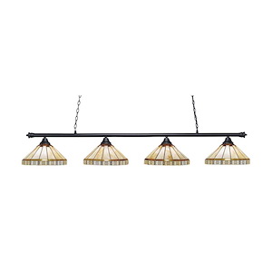 Oxford - 4 Light Billiard/Island-12.5 Inches Tall and 15 Inches Wide - 1219231