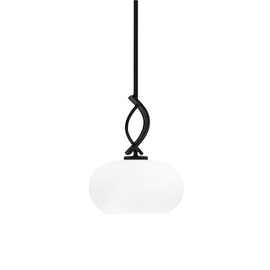 Cavella - 1 Light Stem Mini Pendant-12.5 Inches Tall and 10 Inches Wide - 1298401