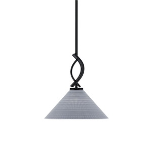 Cavella - 1 Light Stem Mini Pendant-12.25 Inches Tall and 12 Inches Wide - 1298426