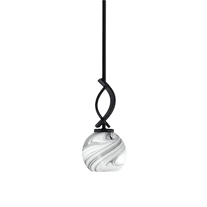 Cavella - 1 Light Stem Mini Pendant-12 Inches Tall and 5.75 Inches Wide - 1298403