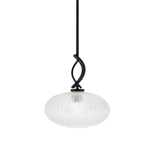 Cavella - 1 Light Stem Mini Pendant-13.5 Inches Tall and 12 Inches Wide - 1298404