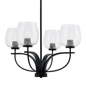Cavella - 4 Light Chandelier-14.5 Inches Tall and 24 Inches Wide - 1298405