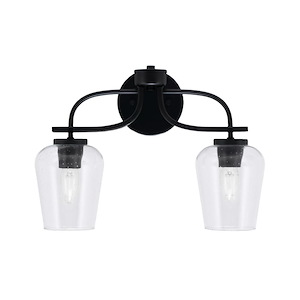 Cavella - 2 Light Bath Bar-11.5 Inches Tall and 17 Inches Length - 1298411