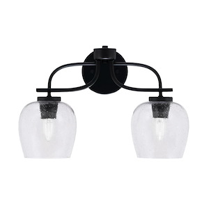 Cavella - 2 Light Bath Bar-11.25 Inches Tall and 17.5 Inches Length - 1298458