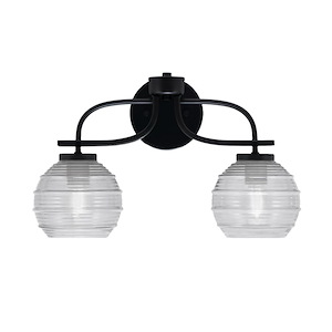 Cavella - 2 Light Bath Bar-10.75 Inches Tall and 17.5 Inches Length - 1298459