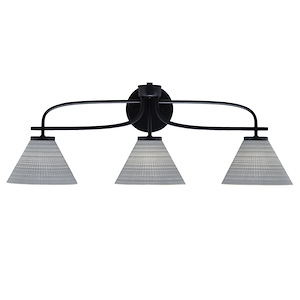 Cavella - 3 Light Bath Bar-10.25 Inches Tall and 28.75 Inches Length - 1298443