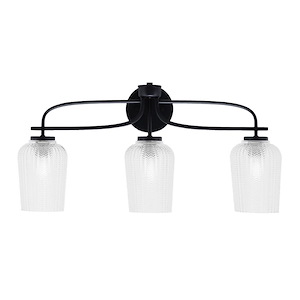 Cavella - 3 Light Bath Bar-12.5 Inches Tall and 26.25 Inches Length - 1298415
