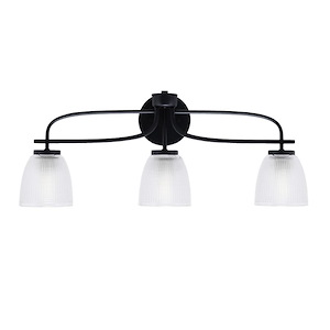 Cavella - 3 Light Bath Bar-10.25 Inches Tall and 26.5 Inches Length - 1298444