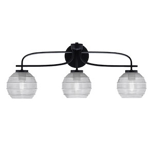 Cavella - 3 Light Bath Bar-10.75 Inches Tall and 27.25 Inches Length - 1298462