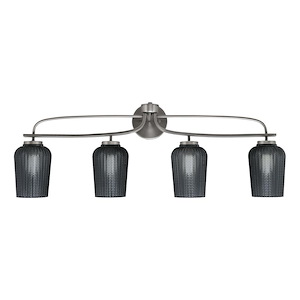 Cavella - 4 Light Bath Bar-12.5 Inches Tall and 36.75 Inches Length - 1298418