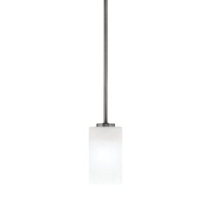 Atlas - 1 Light Stem Hung Mini Pendant-7 Inch Tall and 3.5 Inch Wide - 1364280