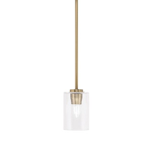 Atlas - 1 Light Mini Pendant-6.5 Inches Tall and 4 Inches Wide - 871612