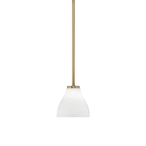 Atlas - 1 Light Stem Hung Mini Pendant-7.25 Inches Tall and 6.25 Inches Wide - 1339295