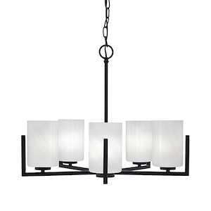 Atlas - 5 Light Up Chandelier-17.5 Inches Tall and 20 Inches Wide - 1291635