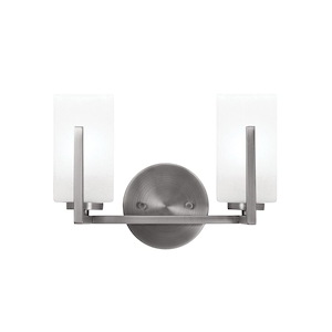Atlas - 2 Light Bath Vanity-9 Inch Tall and 12.5 Inch Length - 1364285
