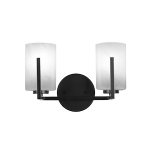 Atlas - 2 Light Bath Bar-8.75 Inches Tall and 12.75 Inches Length - 1339267