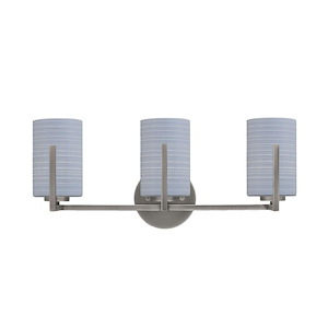 Atlas - 3 Light Bath Bar-8.75 Inches Tall and 21 Inches Length - 1339263