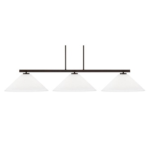 Atlas - 3 Light Island-7.75 Inches Tall and 51.5 Inches Length - 1311003
