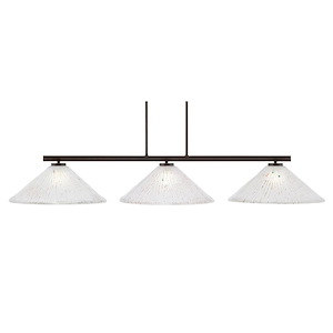 Atlas - 3 Light Island-7.75 Inches Tall and 52 Inches Length - 1311009